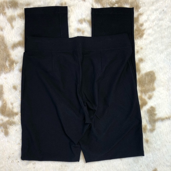 Eileen Fisher Pants Small Black Pull On Stretch - Picture 5 of 7